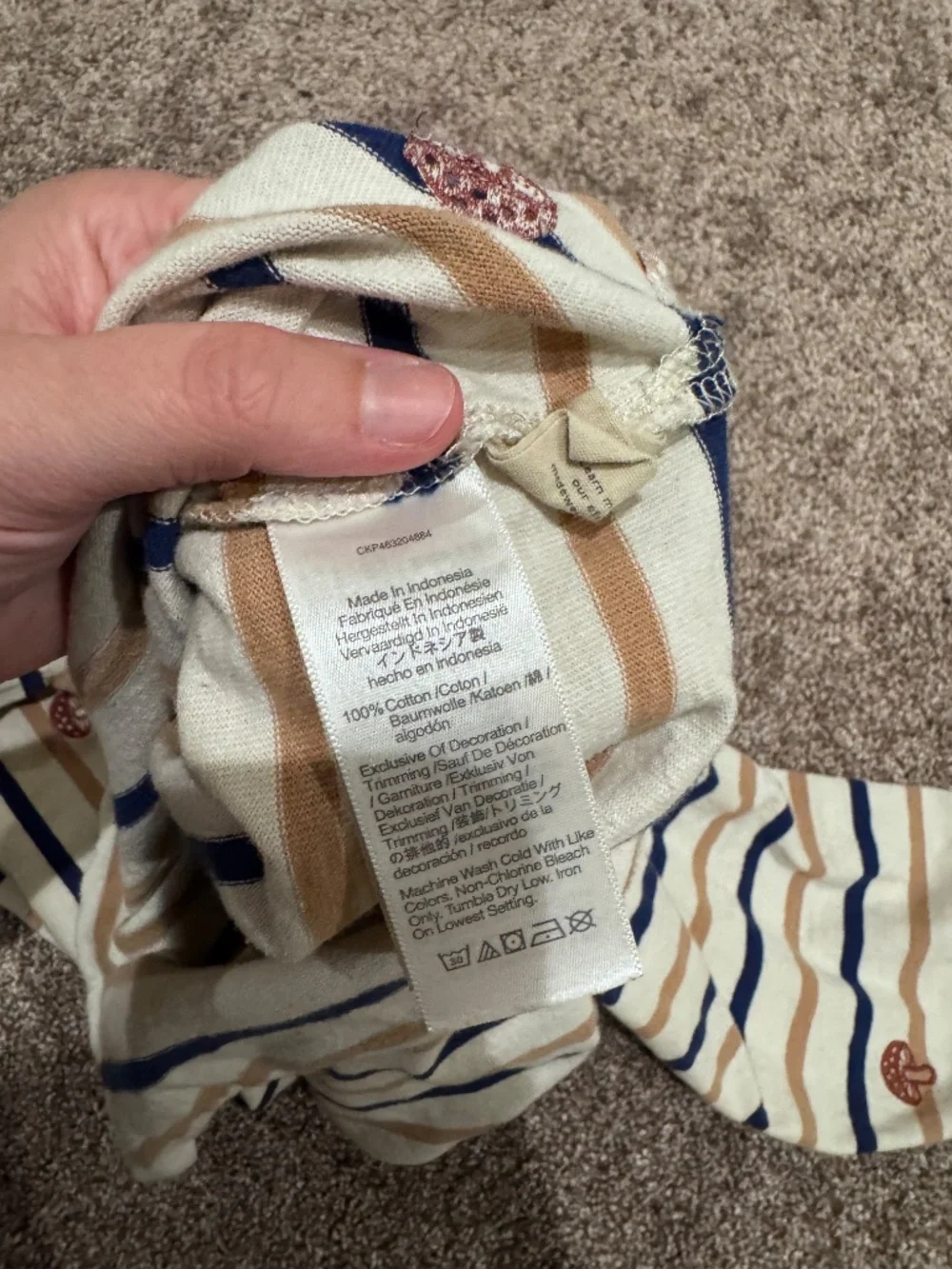 Mushroom striped shirt Madewell